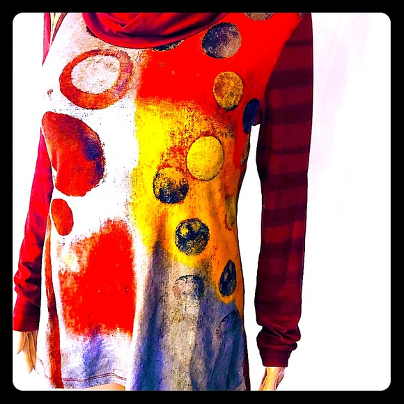 ❤️NWT Dolczzi Art - PUECE OF ART HANDPAINTED! ❤️ᗩᖇT ᒪ'ᔕ ᑭIEᑕE Oᖴ ᗩᖇT TOᑭ - Picture 4 of 7